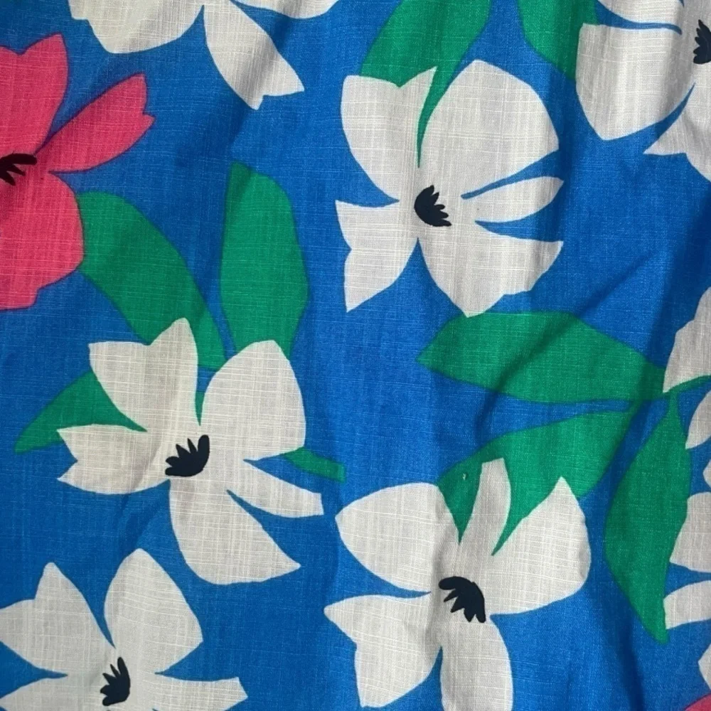 Hanna Anderson Blue Floral Sundress Size 12